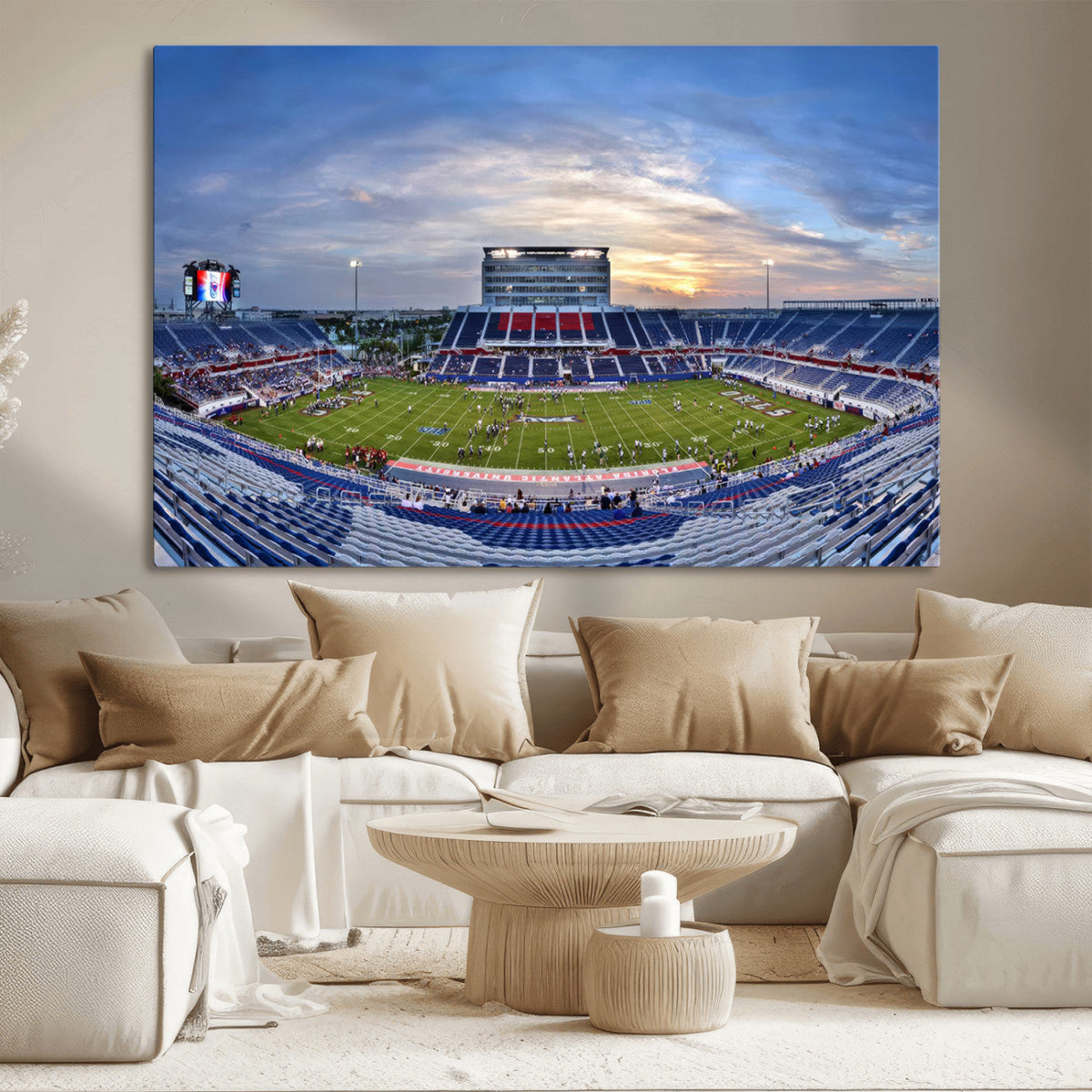 Florida Atlantic University Owls Football Team Print - Boca
