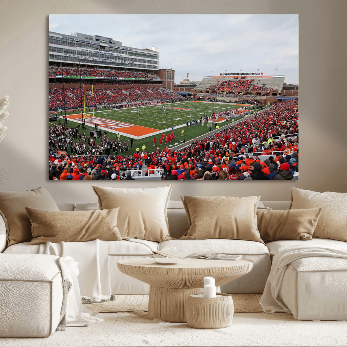 University of Illinois Fighting Illini Football Team Print -