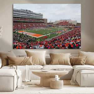 University of Illinois Fighting Illini Football Team Print -