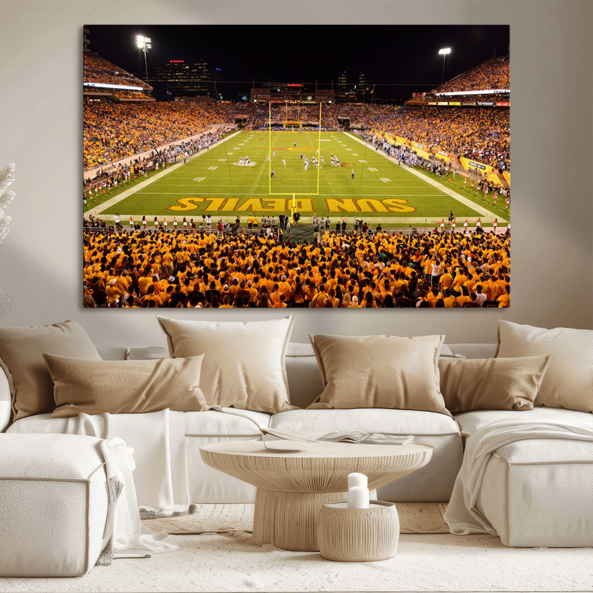 ASU Sun Devils Football Team Print - Phoenix Mountain