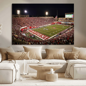 Indiana University Hoosiers Football Team Print Canvas -