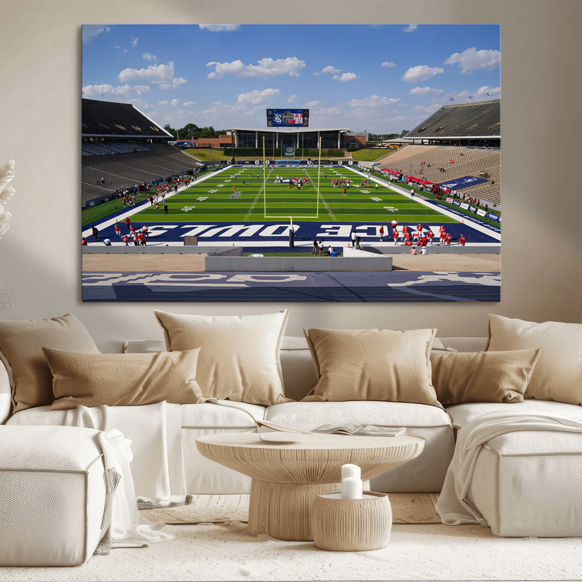 Rice University Owls Football Team Print - Houston Rice