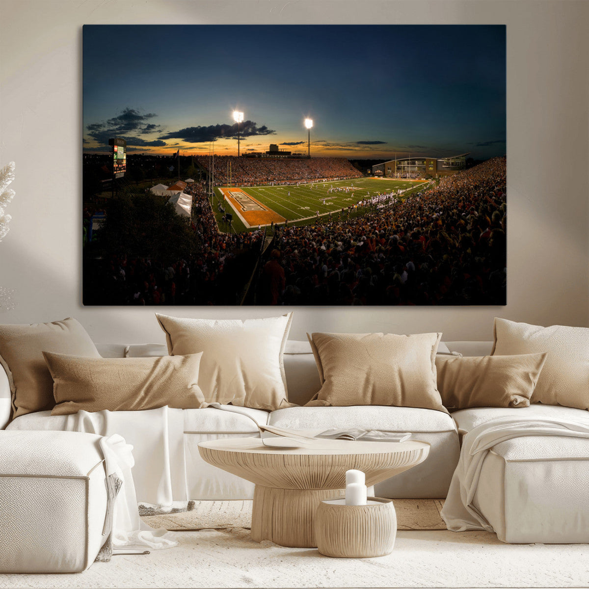Ball State Cardinals Football Team Print - Muncie Scheumann