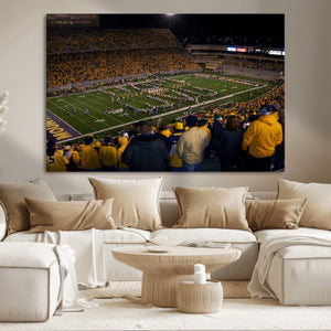 West Virginia Uni Mountaineers Football Team Print - Milan