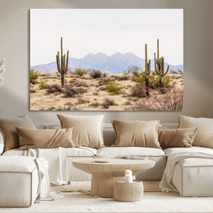 Arizona Desert Wall Art Print | Arizona Desert Canvas Print
