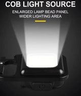 2-Pack Rechargeable COB Keychain Work Lights – EDC Flashlight with Folding Stand & Bottle Opener for Camping, Fishing, and Emergencies