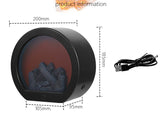 LED Tabletop Fireplace Flame Light