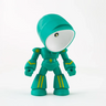 Modern Robot LED Table Lamp Battery Powered Warm Light Desk Night Lamp