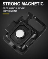 2-Pack Rechargeable COB Keychain Work Lights – EDC Flashlight with Folding Stand & Bottle Opener for Camping, Fishing, and Emergencies