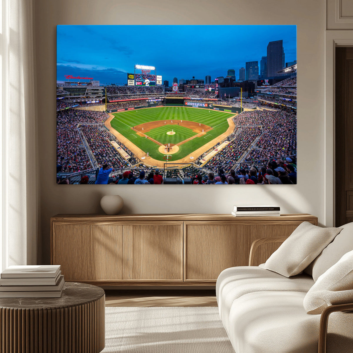 Target Field Stadium Wall Art Canvas Print – Minnesota Twins