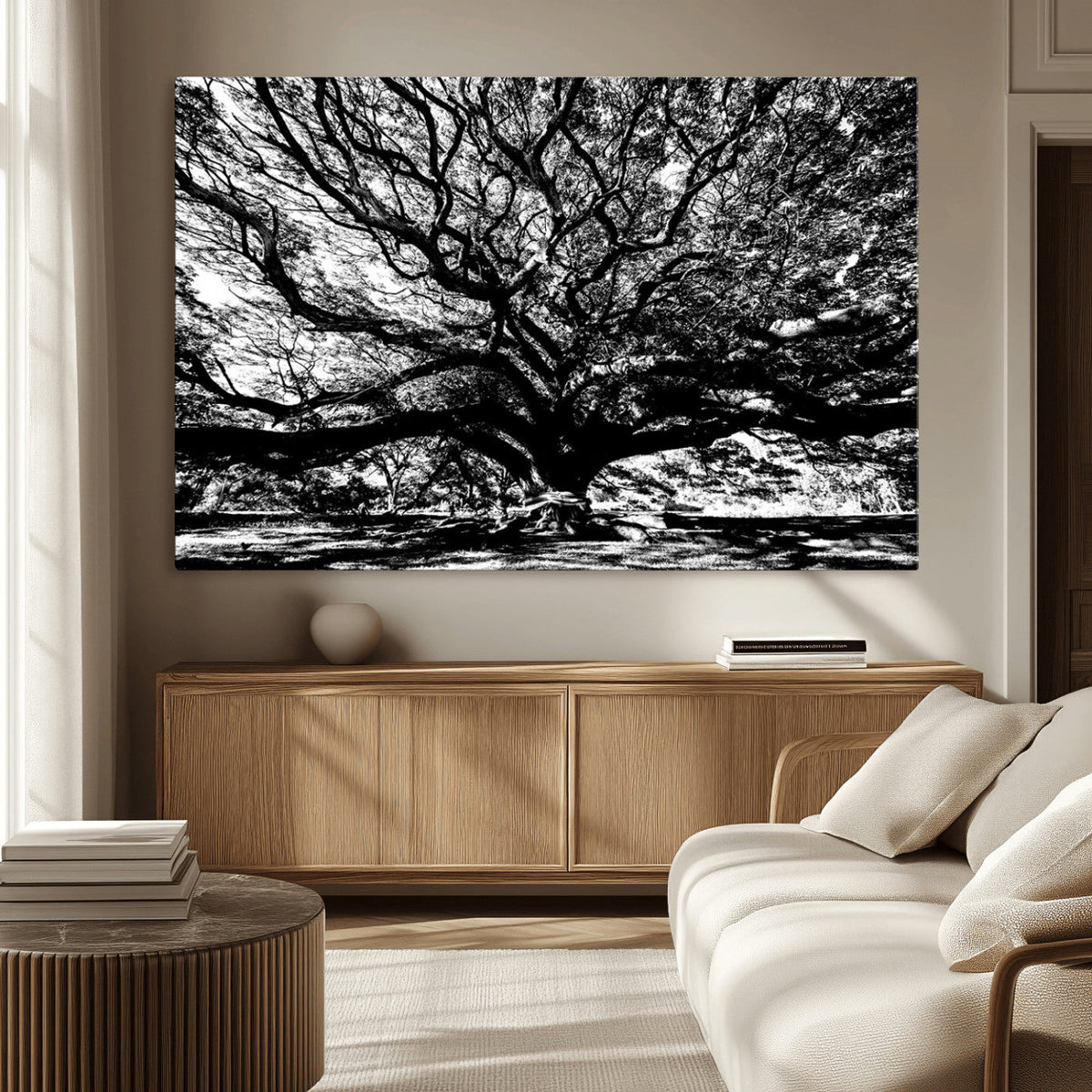 Mighty Angel Oak Wall Art | Angel Oak Tree Art Print