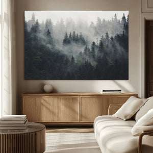 Nature Wall Decor - Serene Triptych Nature Print – Woodland