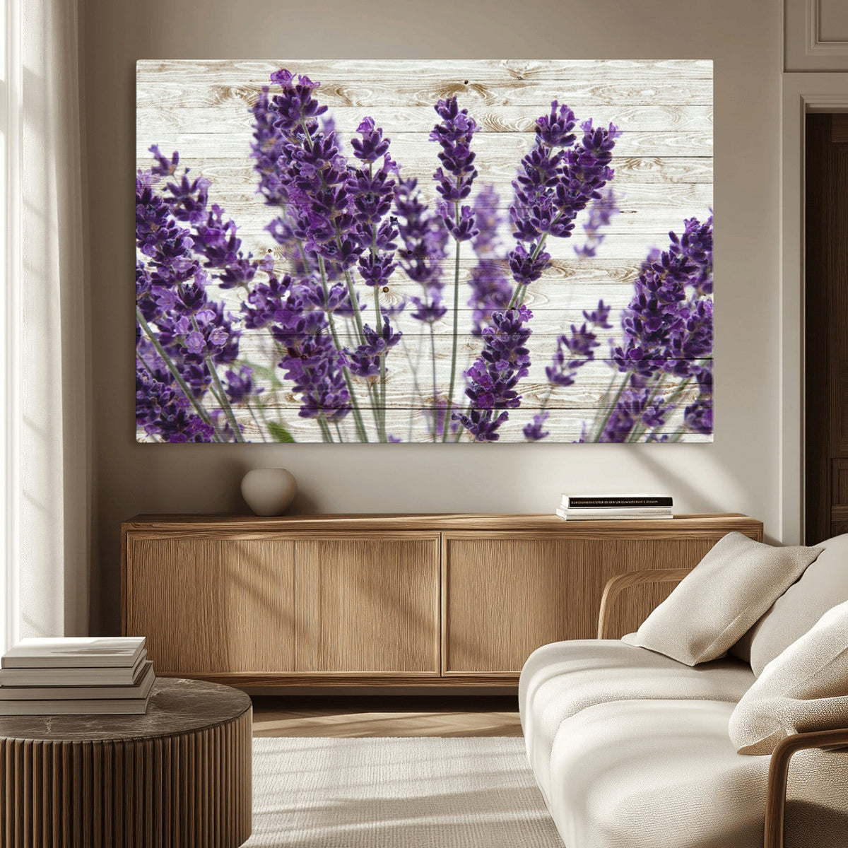 Lavender Herb Wall Art Canvas Print