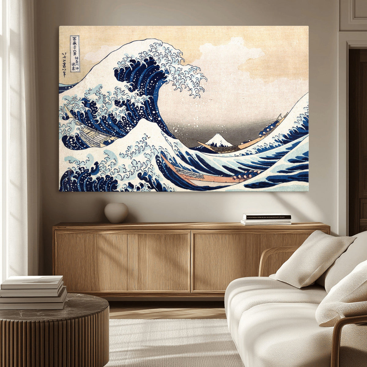 Hokusai: The Breaking Wave off Kanagawa Canvas Print