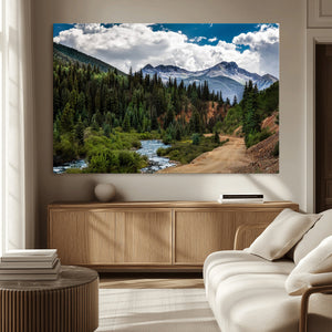 San Juan Nal Forest Wall Art Landscape Canvas Print