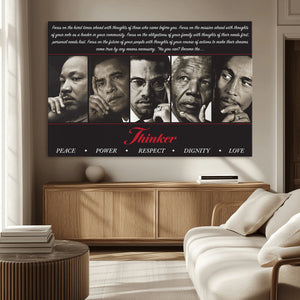 Thinkers of Wall Art Canvas Print - Inspirational Wall Art