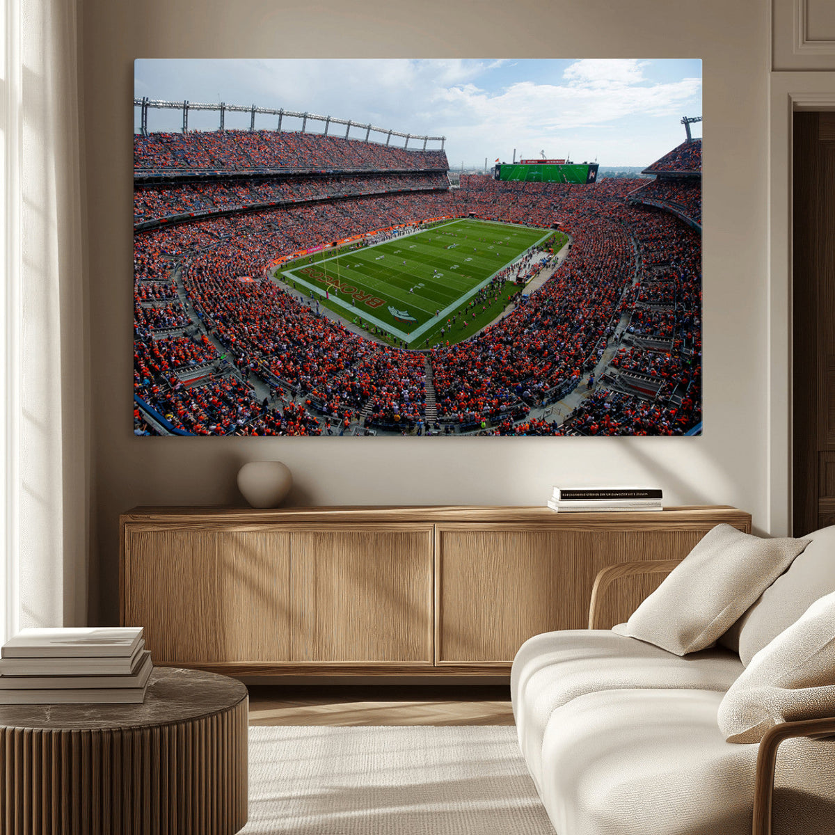 Denver Broncos Football Team Print - Empower Field Mile High