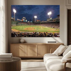 Boston Red Sox Baseball Team Print Canvas - Massachusetts