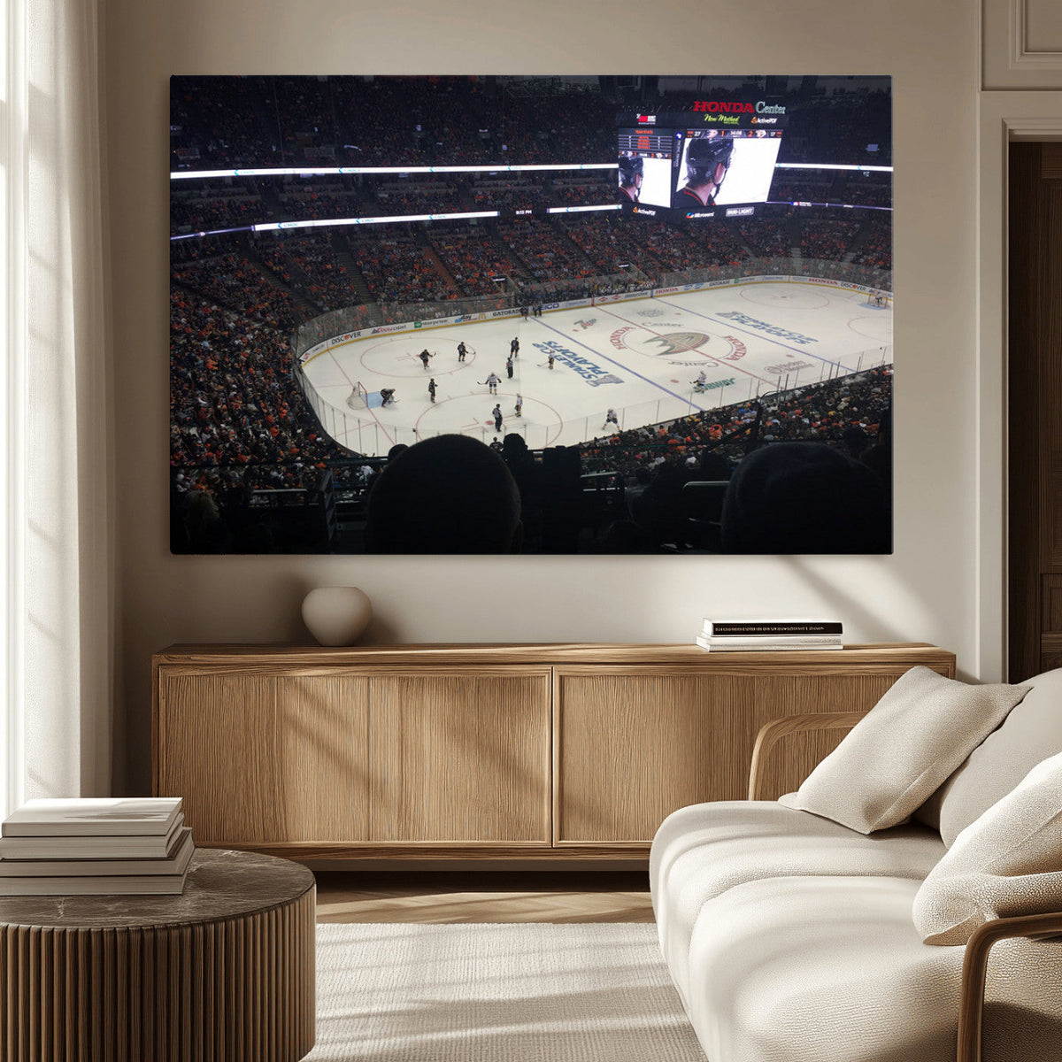 Honda Center California Anaheim Ducks Hockey Stadium Wall