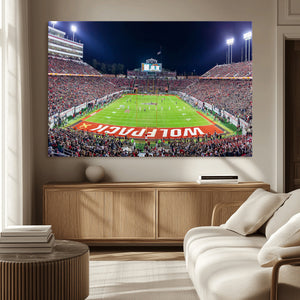 NC State Wolfpack Canvas Print - Raleigh Carter-Finley