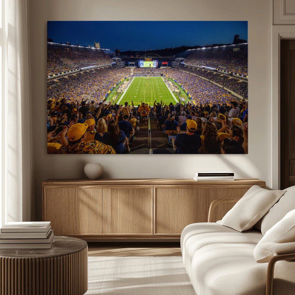 Pittsburgh Panthers Football Team Print - Pittsburgh