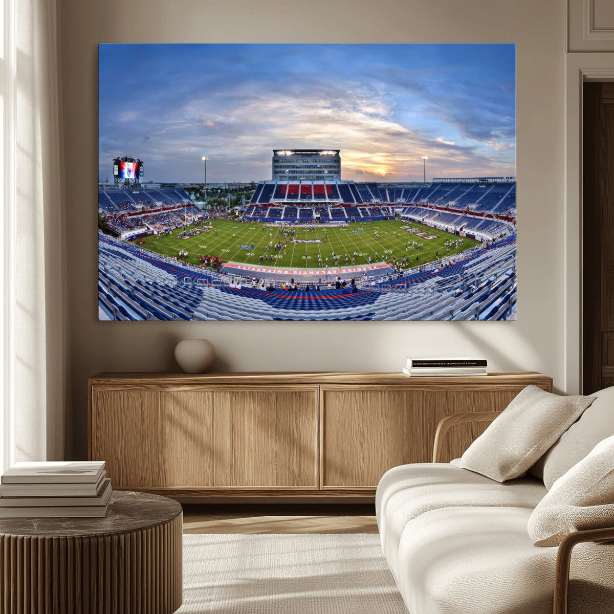 Florida Atlantic University Owls Football Team Print - Boca
