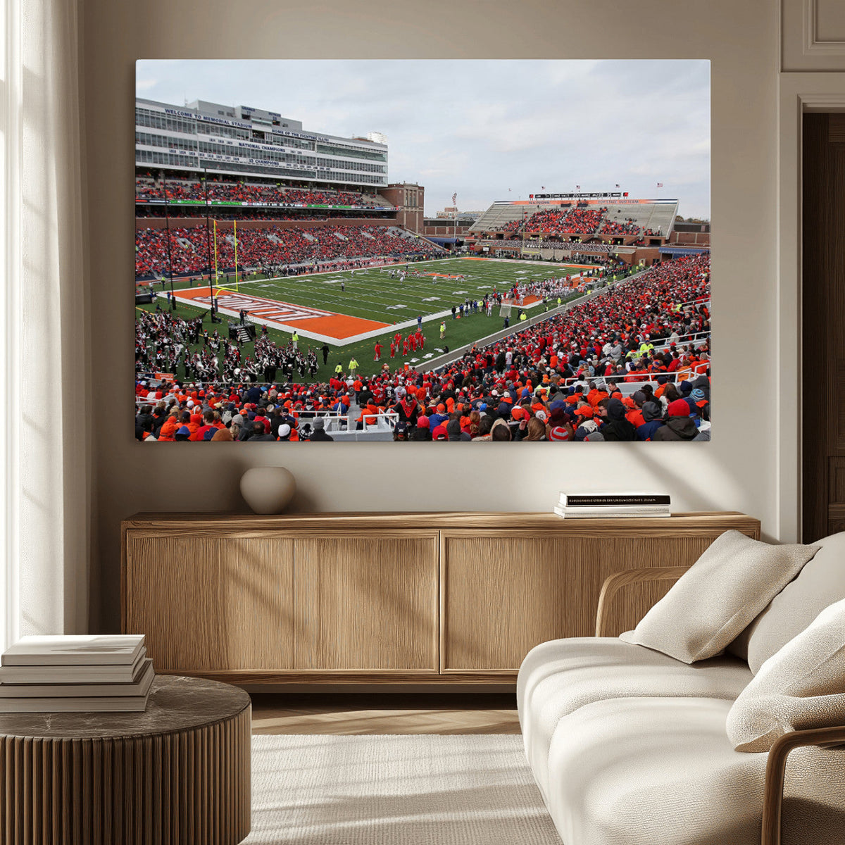 University of Illinois Fighting Illini Football Team Print -