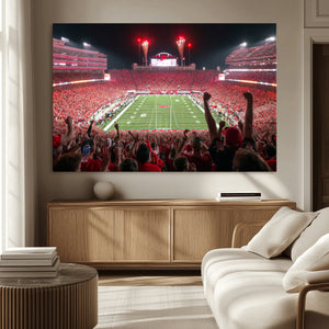 University of Nebraska Cornhuskers Football Team Print -