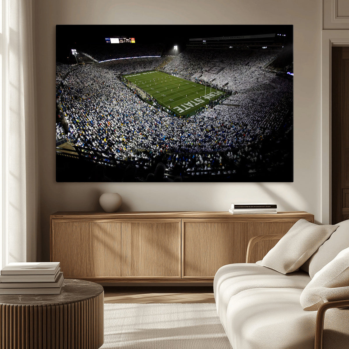 Penn State Football Stadium Wall Art - Beaver Stadium Canvas