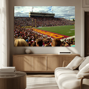 Central Michigan University Chippewas Football Team Print -