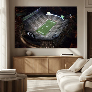 Michigan State Spartans Football Team Print - East Lansing