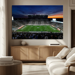 Michigan State Spartans Football Team Print - East Lansing