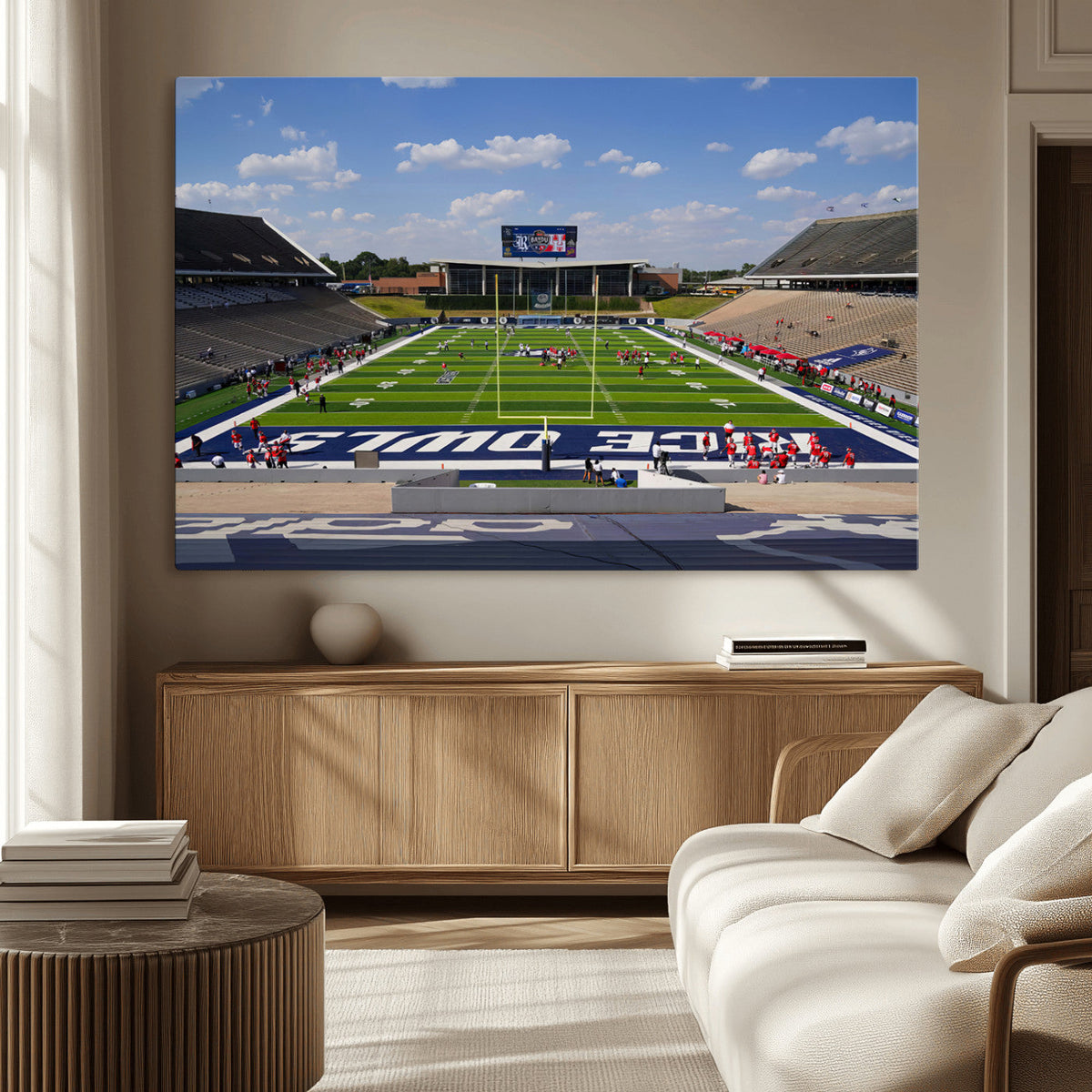 Rice University Owls Football Team Print - Houston Rice