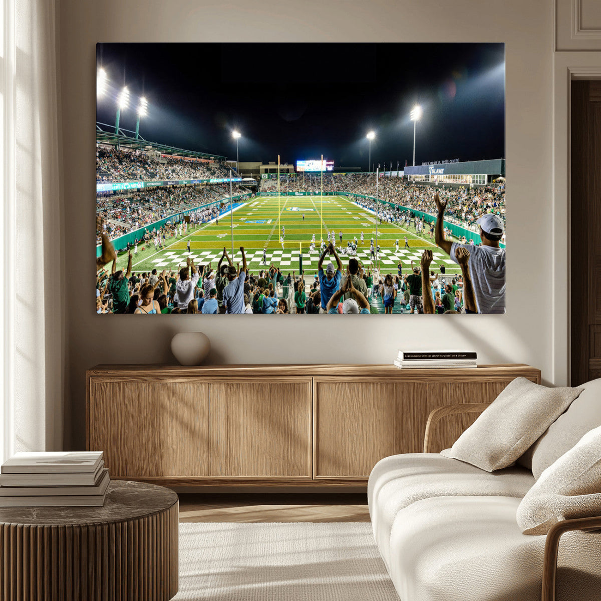 The Tulane University Green Wave Football Team Print - New
