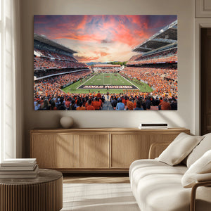 Oregon State Beavers Football Team Print - Corvallis Reser