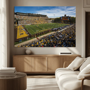 University of Wyoming Cowboys Football Team Print - Laramie