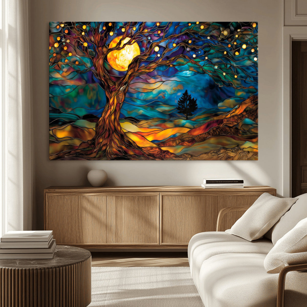 Tree of Life Wall Art - Yggdrasil Tree of Life Canvas Print