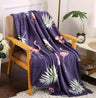 Soft Fleece Throw Blanket 50x60 – Lightweight Cozy Bed Couch Sofa Blanket for All Seasons