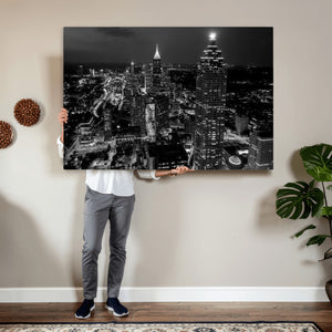 Atlanta Skyline Wall Art Canvas Print, Atlanta Downtown