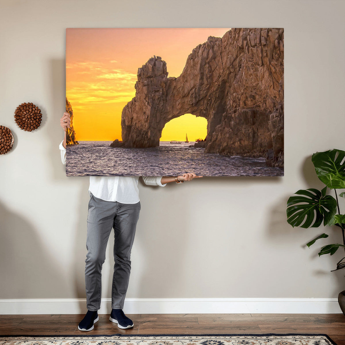 El Arco Cabo San Lucas Ocean Arch Wall Art Canvas Print
