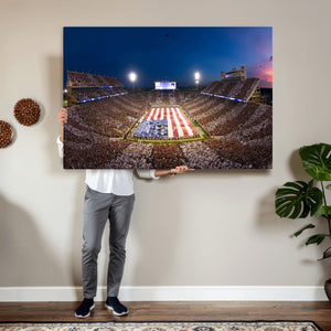 Oklahoma Sooners Memorial Stadium Wall Art Canvas Print,