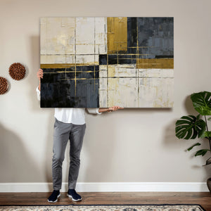 Geometric Abstract Wall Art Canvas Print