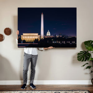 Washington White House Skyline Wall Art Canvas Print –
