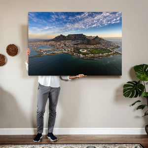 Cape Town Wall Art Canvas Print – Table Mountain Coastal