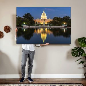 US Capitol Building Wall Art Canvas Print – Washington DC