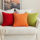 18''x18'' Textured Popcorn Weave Throw Pillow | 10 Colors – Cozy & Modern Solid Design | Couch & Bedroom Accent | Insert Included