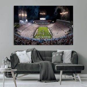 Penn Stadium Football Wall Art Canvas Print, Pennsylvania