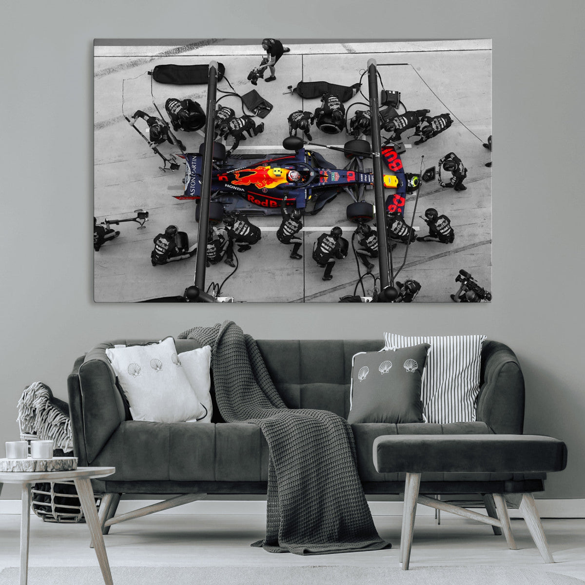 RedBull Formula 1 Canvas Wall Art Print