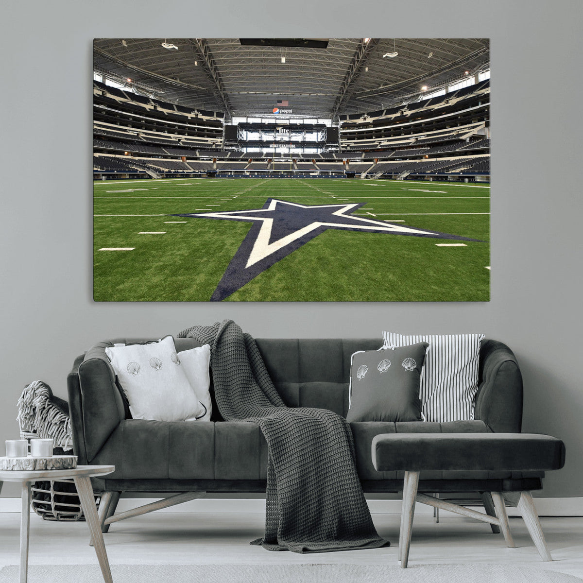 Dallas Cowboys Football Team Print - Arlington AT&T Stadium