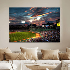 Fenway Park Wall Art Canvas Print | Large Baseball Stadium